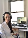 Dr. Levins teledermatology set-up at home.