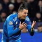 Juventus star Cristiano Ronaldo shows his frustration during last week's Champions League loss at Lyon