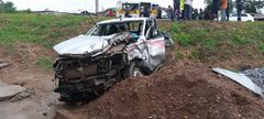 Davis Opoku Ansah accident car