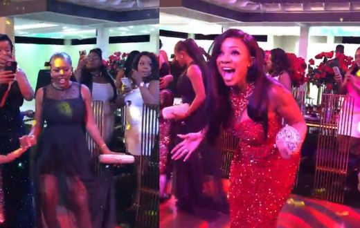 Nana Aba Anamoah surprises Serwaa Amihere with plush birthday