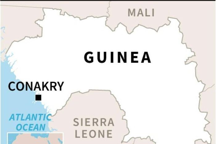 A map of Guinea