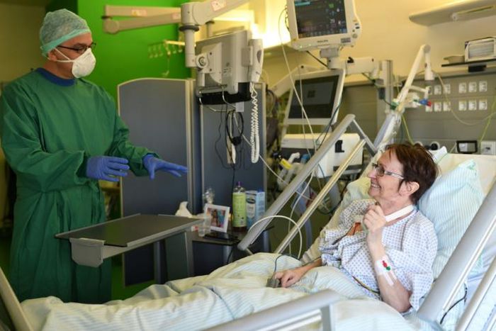 COVID-19 patient Martina Hamacher says she's been lucky