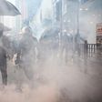 There are now far fewer pitched battles between protesters and police in Hong Kong compared to October and November when parts of the city resembled a war zone