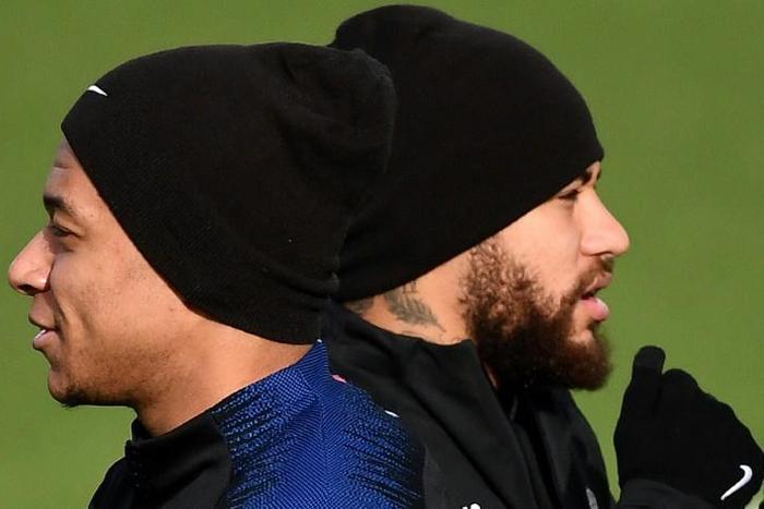 Kylian Mbappe and Neymar together in training -- will the duo lead Paris Saint-Germain into the Champions League quarter-finals this week when they play Borussia Dortmund?