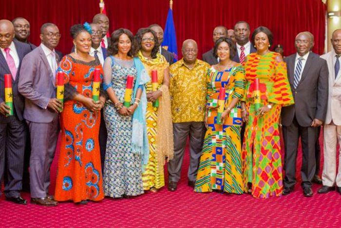 Nana Addo with appointees