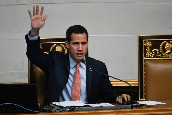 Venezuelan opposition leader and self-proclaimed acting President Juan Guaido, pictured in December, is seeking re-election as National Assembly speaker