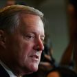 Although incoming US chief of staff Mark Meadows (pictured November 2019) is not exhibiting symptoms, and a precautionary test came back negative, he is going into self-quarantine after being exposed to the coronavirus