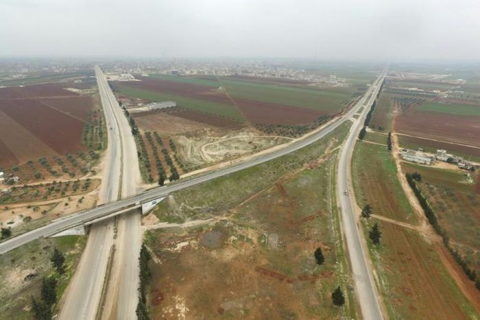 Syria's M5 highway connects  the once economic hub of Aleppo in the north to the capital Damascus then continues south to the Jordanian border