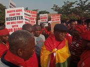 Demo ongoing