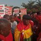 PHOTOS: Demonstration underway as NDC, other parties protest against new voter's register