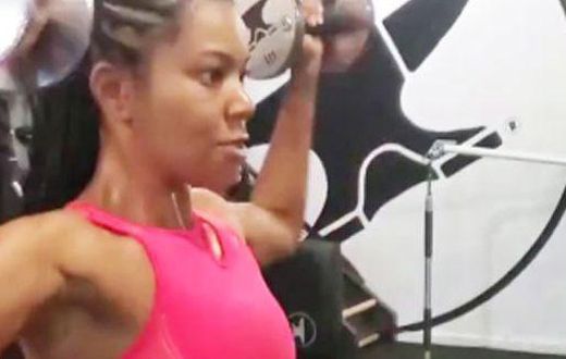 Gabrielle Union Shows Off Toned Abs, Butt