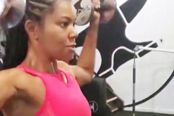 Gabrielle Union Shows Off Toned Abs, Butt