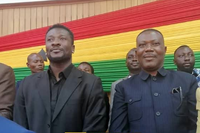 Asamoah Gyan in Parliament for Akufo-Addo’s State of the Nation Address