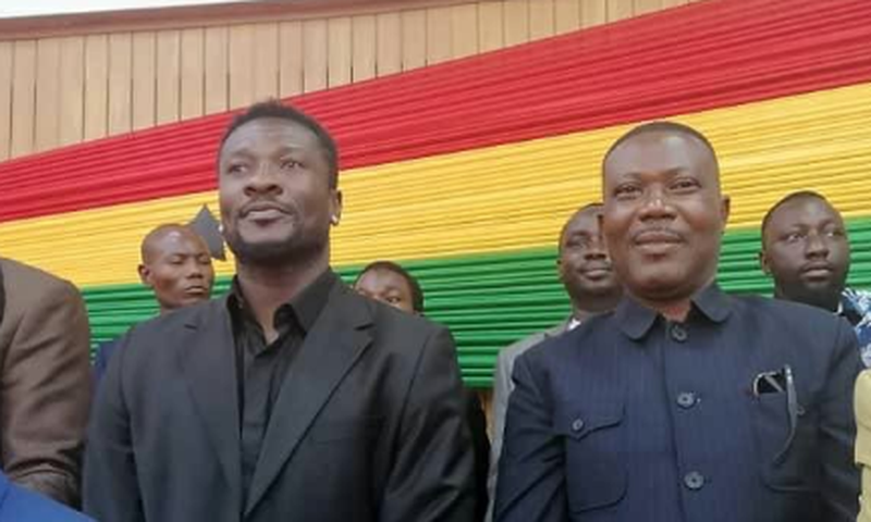 Asamoah Gyan in Parliament for Akufo-Addo’s State of the Nation Address