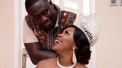 Afia Schwarzenegger and ex husband Lawrence Abrokwah
