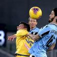 Alberto hit the woodwork twice against Verona