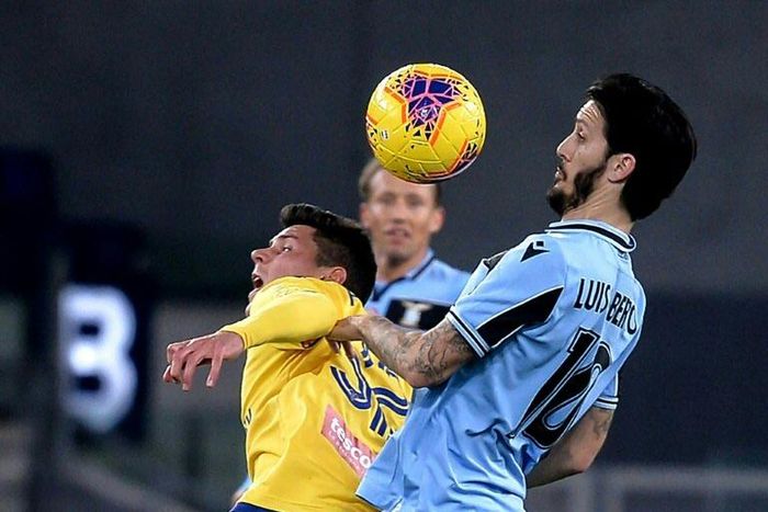 Alberto hit the woodwork twice against Verona