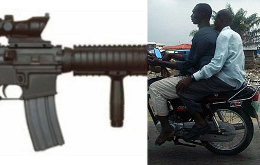 Hot-blooded soldier shoots Okada rider to death for parking at a restricted location