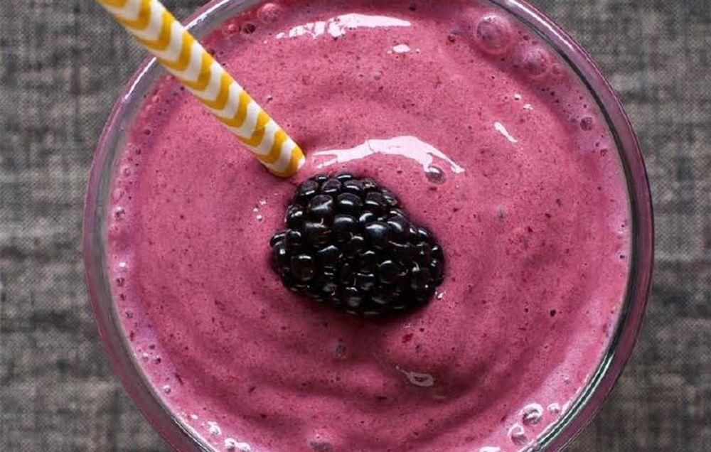 Strawberry pea weight loss shake