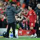 'Outstanding': Liverpool manager Jurgen Klopp  shakes hands with Takumi Minamino