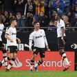 Kondogbia celebrates Valencia's equaliser