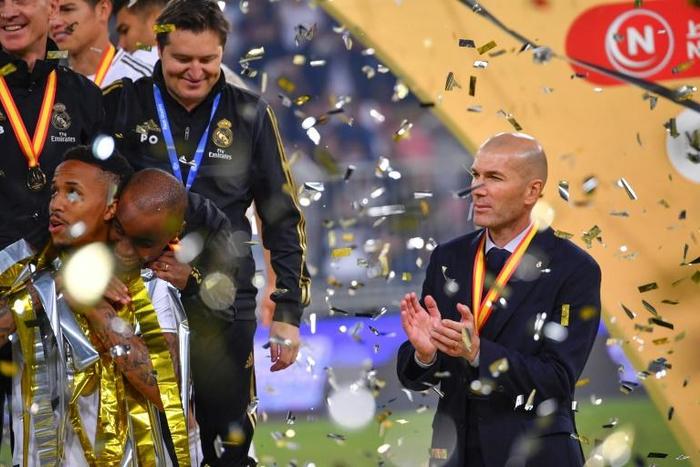 Zinedine Zidane has won nine out of nine finals as coach of Real Madrid