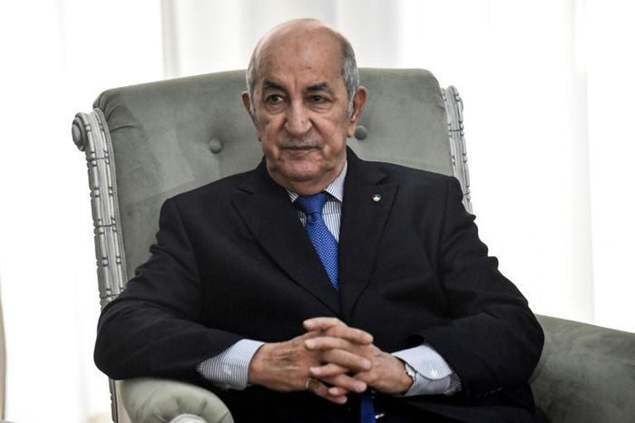 Algerian President Abdelmadjid Tebboune