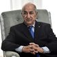 Algerian President Abdelmadjid Tebboune