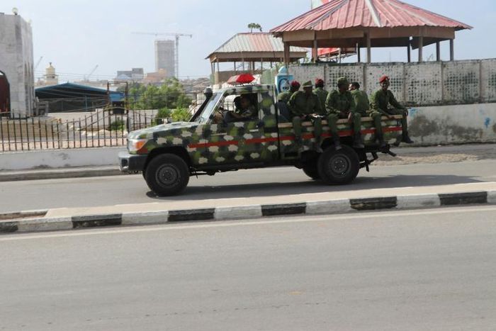 Somali soldiers like these on patrol in Mogadishu face Shebab militants estimated to number between 5,000 and 9,000