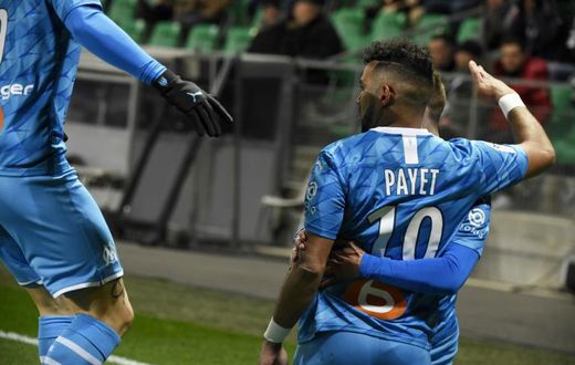 Payet scored with a powerful strike from the tightest of angles