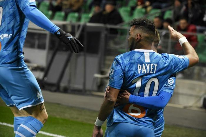 Payet scored with a powerful strike from the tightest of angles