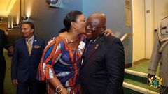 Akufo Addo and wife, Rebecca