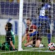 Al Hilal's Bafetimbi Gomis  celebrates after scoring the opener