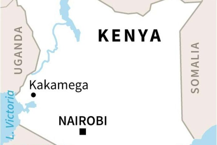 The western Kenya town of Kakamega, where the stampede took place