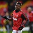 Manchester United midfielder Paul Pogba warms up before the Premier League against Watford