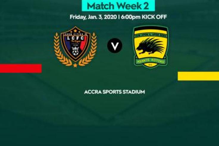 Legon Cities vs Kotoko