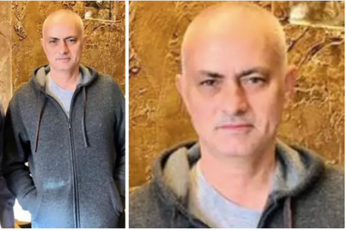 Jose Mourinho has shaved all of his hair