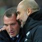 Leicester manager Brendan Rodgers expects Pep Guardiola's Manchester City to be motivated by their European ban