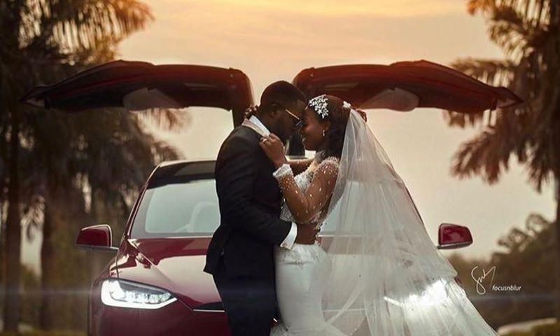 Kennedy and Tracy's Tesla wedding shoot