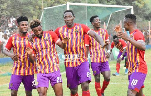 Hearts of Oak struck twice in 4 minutes through substitute Benard Arthur and Kofi Kordzi