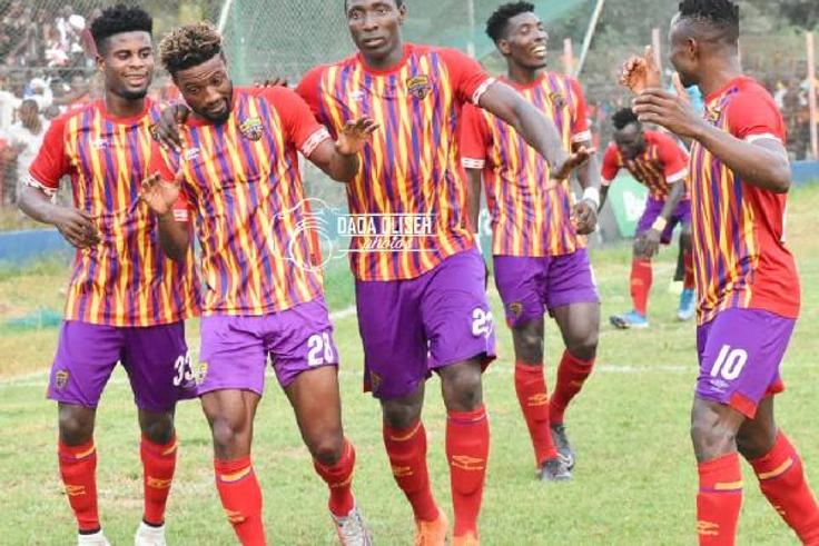 Hearts of Oak struck twice in 4 minutes through substitute Benard Arthur and Kofi Kordzi