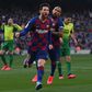 Lionel Messi scored four goals as Barcelona moved top of La Liga on Saturday with a 5-0 win over Eibar.