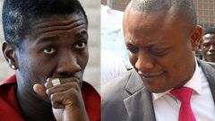 Maurice Ampaw and Asamoah Gyan