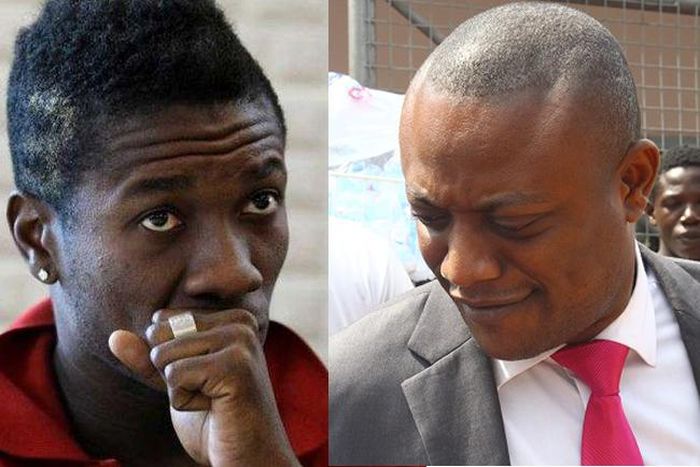 Maurice Ampaw and Asamoah Gyan