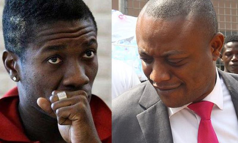 Maurice Ampaw and Asamoah Gyan