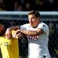 Watford's Troy Deeney (L) vies with Spurs defender Jan Vertonghen