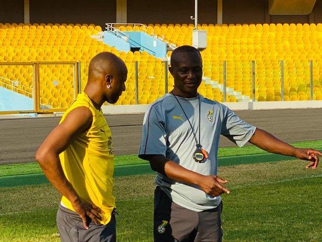 Andre Ayew and Black Stars coach, Kwesi Appiah