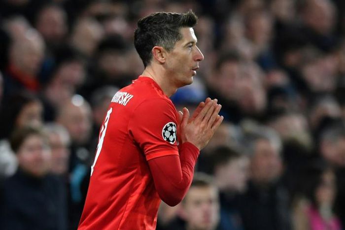 Lewandowski is the top scorer in this season's Champions League with 11 goals