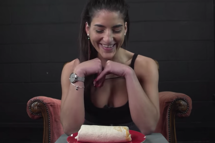 Watch This Woman Eat a Burrito in Record Time