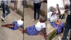 ‘Heartless’ man flogs aged grandmother mercilessly as pastor says she’s a witch (video)